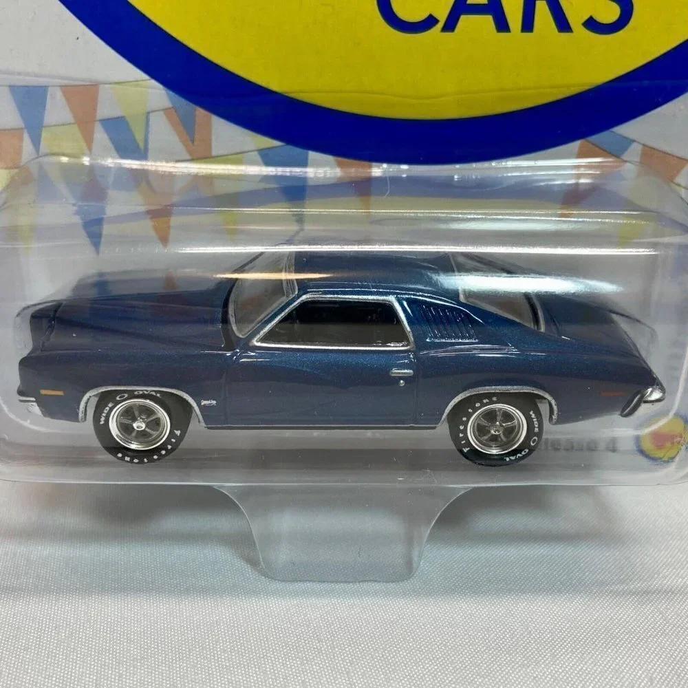 Johnny Lightning‎ 1973 Pontiac Grand Am Blue OK Used Muscle Cars U.S.A. NIP 2022